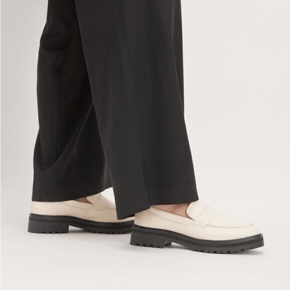 NEW Everlane The Lug Loafer in Parchment - Picture 2 of 8
